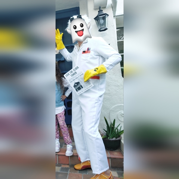 Back To The Future Doc Brown Full Costume - Picture 16 of 16